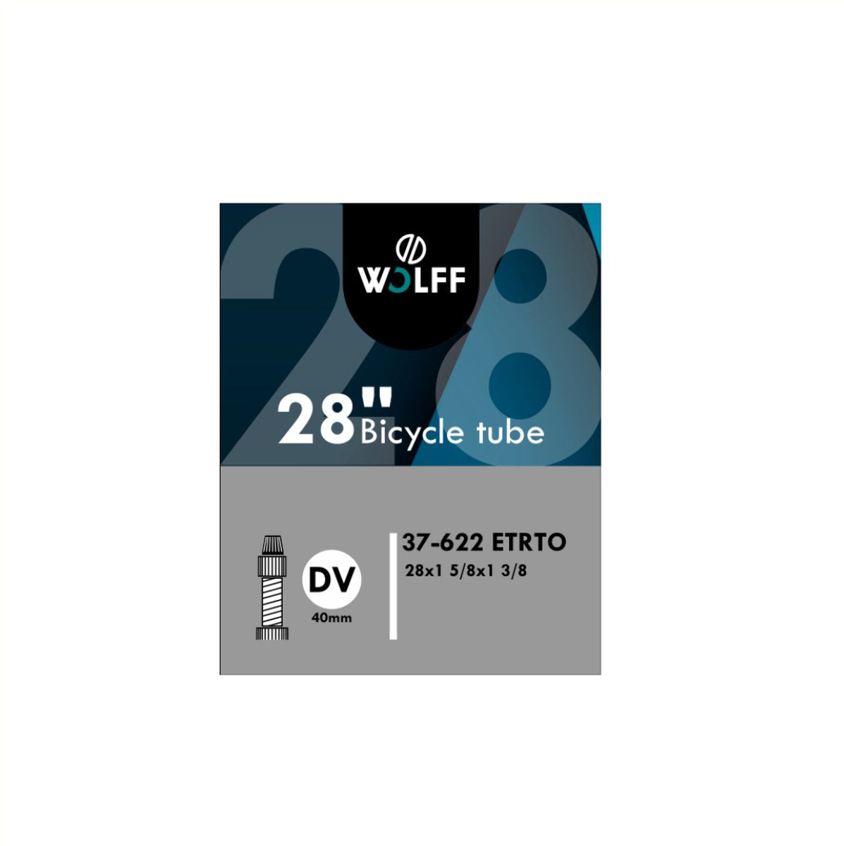 fiets binnenband - Wolff 28x1 3/8 ETRTO 37-622