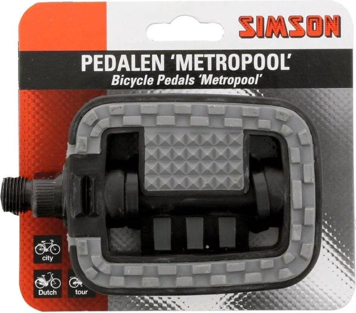 fiets pedaal - Simson Pedalen 'Metropool'