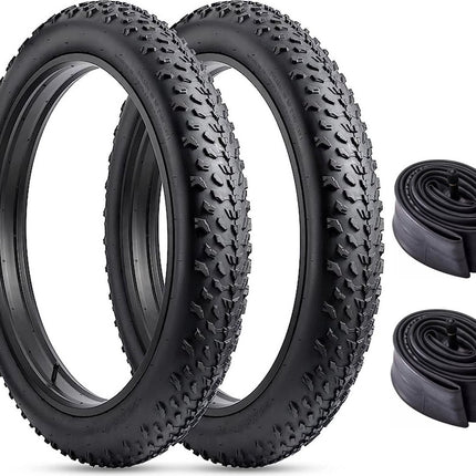 fatbike buitenband - 20 x 4.0 - set van 2 stuks - inclusief binnenbanden