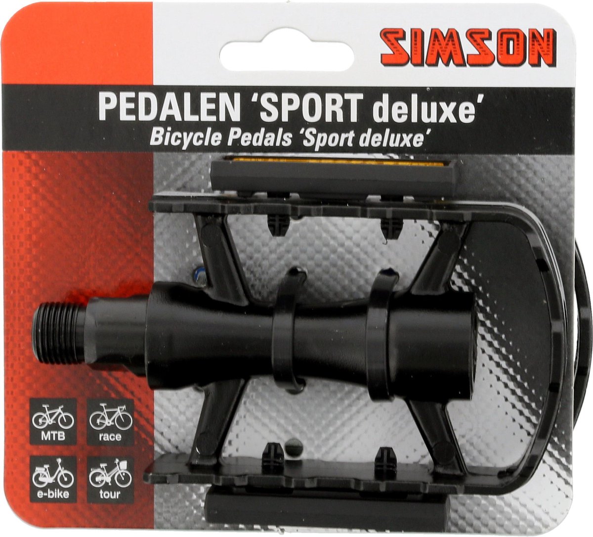 fiets pedaal - Simson Pedalen 'Sport deluxe'