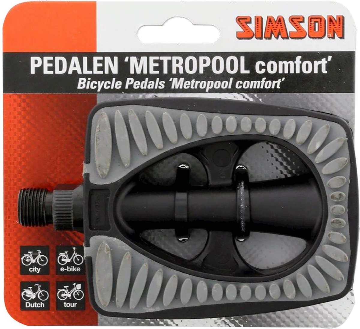 fiets pedaal - Simson Pedalen 'Metropool comfort'