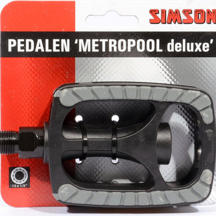 fiets pedaal - Simson Pedalen 'Metropool deluxe'