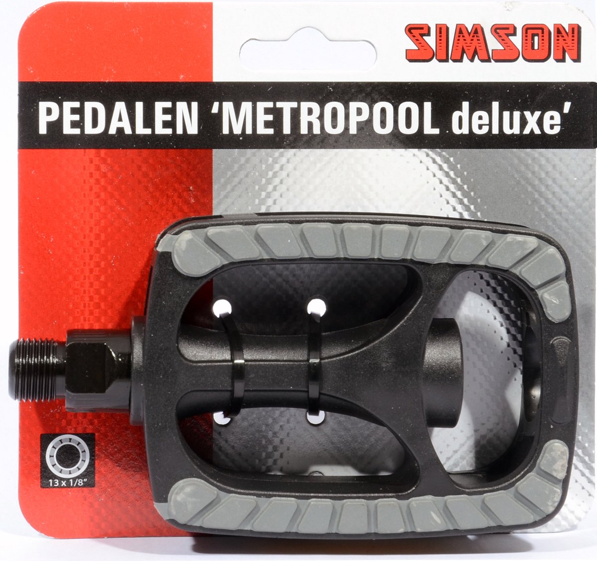 fiets pedaal - Simson Pedalen 'Metropool deluxe'