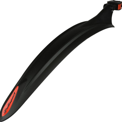 Rear bicycle mudguard, Cross Country Evo. black, 26 to 29 inches