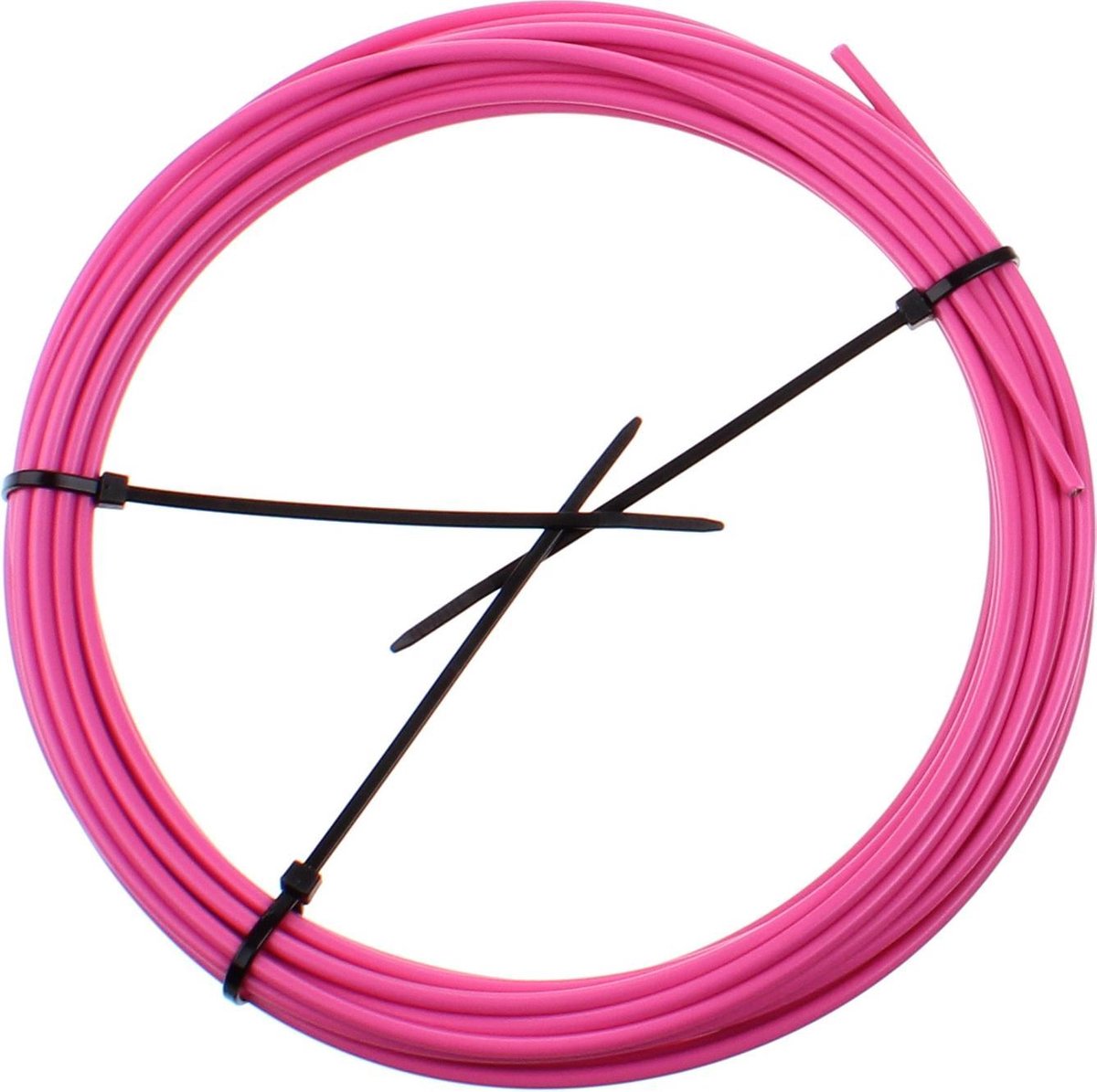 Buitenkabel (rem) Elvedes met teflon voering ø4,9mm - 10 meter op rol - neon oranje