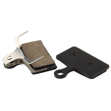 Jeu de plaquettes de frein standard G01S / G02A / G03C, 4 pièces avant + arrière, pour Shimano SLX / XT / XTR entre autres - ressort d'étrier de frein inclus - Noir