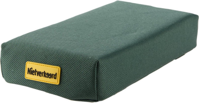 Fiets bagagedrager kussen -  NietVerkeerd bagagedrager kussen donkergroen 32x15x5cm