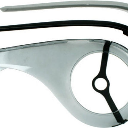 fiets kettingkast - Axa Scope II kettingscherm 44T Grijs/zwart