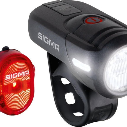 éclairage de vélo - Phare LED USB Sigma AURA 45 - kit d'éclairage à batterie