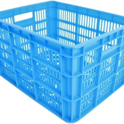 fiets accesoires - fietskrat Medium - Blauw