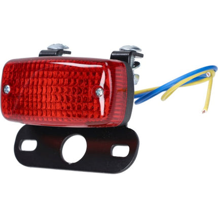tail light Guia with small mounting set (made in EU) moped, geared moped, OTR, SM
