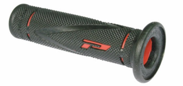 handvatset progrip zwart/rood bromfiets, scooter 838