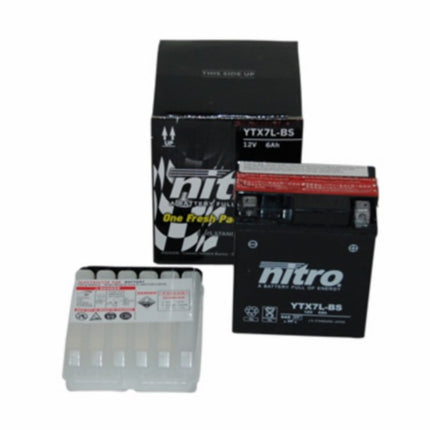 accu nitro ntx7l-bs/ytx7l-bs 6amp liberty IGET, primavera, sprint, zip 4t