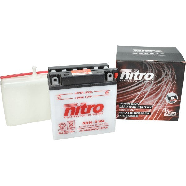 batterie nitro nb9l-b/yb9l-b et4, fly 4t, jet force, liberty 4t, pure jet, runner 180cc 2t