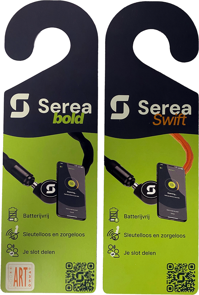 Fiets promotiehanger Serea