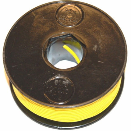 electrisch draad 30m geel per rol