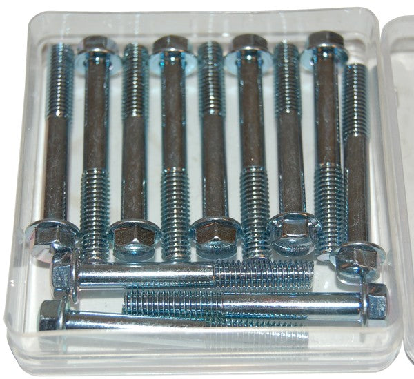 bout zeskant 8mm kop flens m6x45mm 12pcs