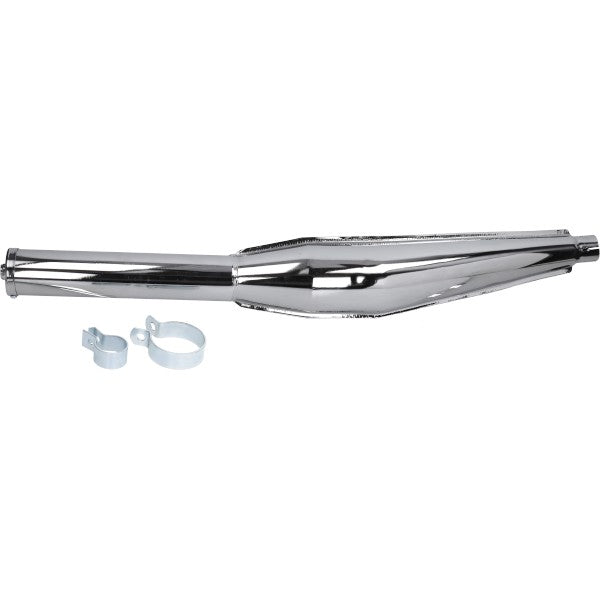 uitlaat jamarcol cross (made in EU) 28mm chroom kreidler, zundapp