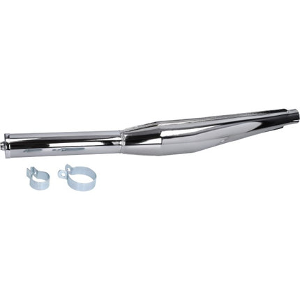 Jamarcol cross exhaust (made in EU) 32mm chrome Kreidler, Zundapp