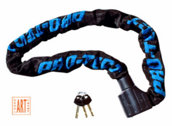 chain lock pro-tect ART 4-star + fixed head sapphire 120cm 419270