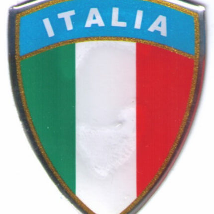 sticker universeel vlag italie groot 3d per stuk