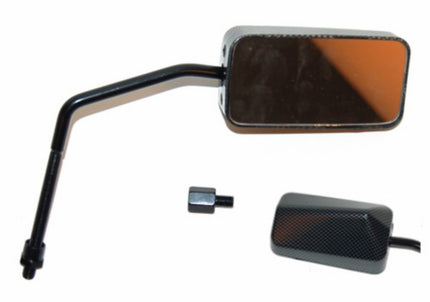 rétroviseur DMP rectangulaire sport F1 droit 8mm carbone