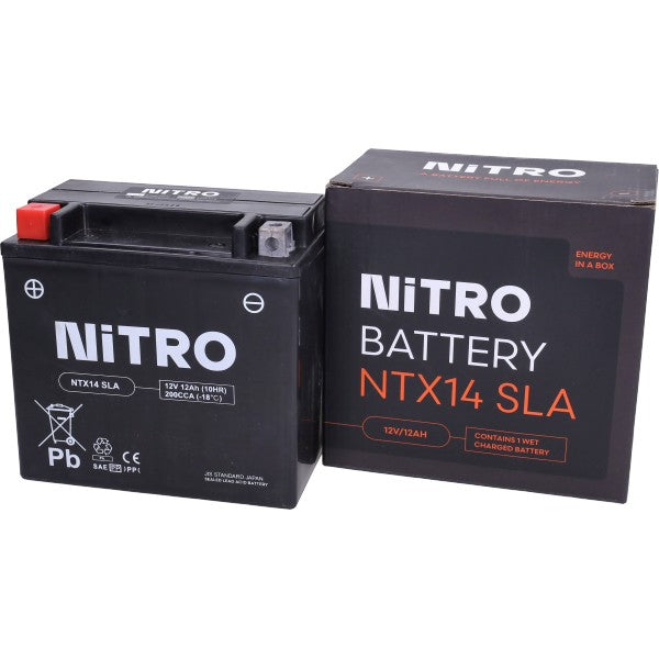 accu nitro ntx14-bs/ytx14-bs sla/gel o.a. MP3 BMW