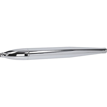 exhaust cigar model (outer 55mm) 28mm chrome hercules, puch, sachs