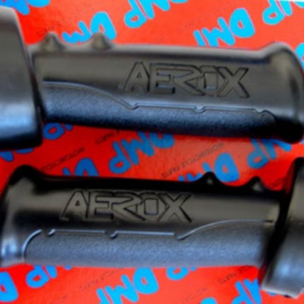 Poignées DMP Yamaha noir Aerox, MBK Nitro