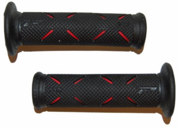 handvatset progrip streep zwart/rood universeel 717