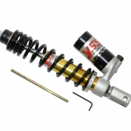 amortisseur yss + réservoir de gaz série g arrière 285mm noir/or runner, sco piaggio