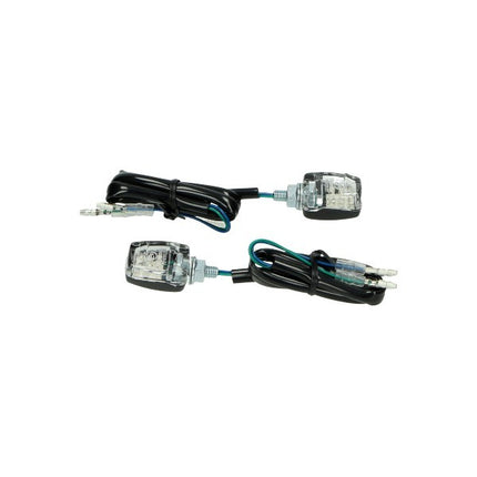 clignotants DMP led mini 30mm verre blanc homologués E univ