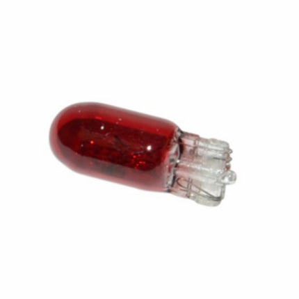 lamp 12V trifa 5W insteek t10 wedge rood 1pcs