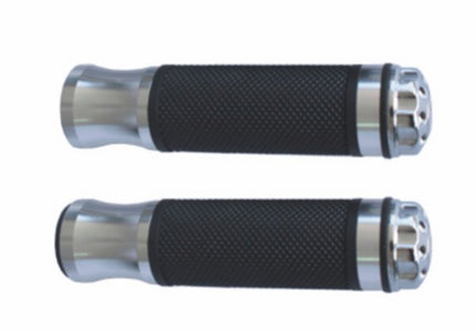 grip set DMP CNC universal black/alu moped, scooter