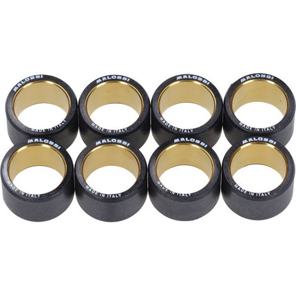 variator roller set Malossi 15.0g 25x17mm Beverly 500cc, Fuoco, MP3 500cc, Nexus 500cc, Piaggio, X9-500cc 6613554.b0