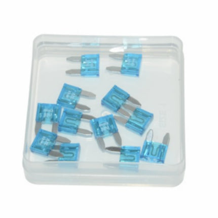 fusible miniature 15 A bleu (12 pièces)