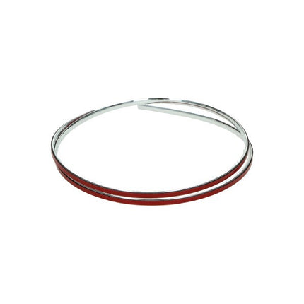 rand DMP plakstrip chroom (zelfklevend) 1m chroom universeel