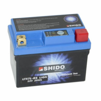 accu shido ytx7l-bs lithium ion LTX7L-BS fly new 2012, primavera, sprint, zip 4t