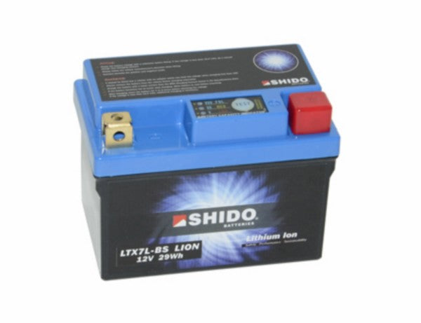 accu shido ytx7l-bs lithium ion LTX7L-BS fly new 2012, primavera, sprint, zip 4t