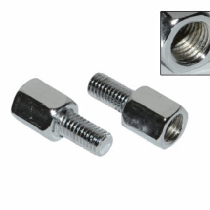 kit d'adaptateurs DMP rétroviseur m10-->m8 chrome 2pcs
