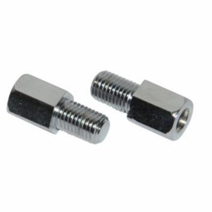 Jeu d'adaptateurs DMP rétroviseur m8-->m10 chrome 2pcs