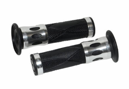 handgrip set progrip racing black alu moped, scooter 728