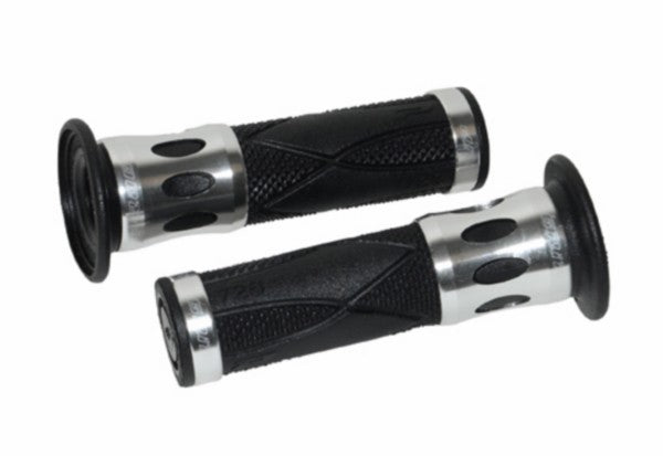 handvatset progrip racing zwart alu bromfiets, scooter 728