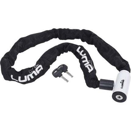 kettingslot luma automatisch slot enduro 857 8mm 120cm wit bromfiets, fatbike, fiets, scooter