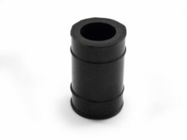rubber uitlaat nademper kort 22mm zwart