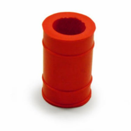 rubber uitlaat nademper kort 22mm rood bromfiets