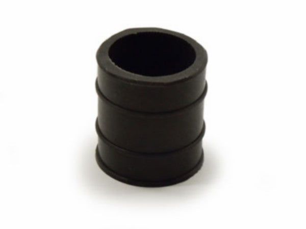 rubber uitlaat nademper kort 30mm zwart