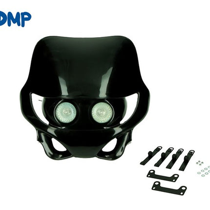 koplamp dubbel DMP + koplampspoiler halogeen zwart otr, sm