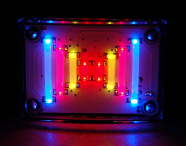 lamp 12V koso led magic lights achterlicht + remlicht ba15 multi-color 1pcs=op=op