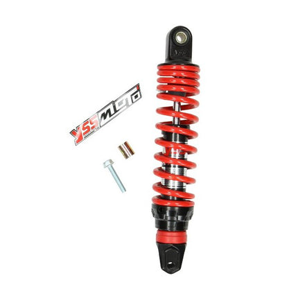 amortisseur yss hybrid DTG 280mm rouge/noir minarelli, sco peug, scooter